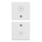 VIMAR - DUE MEZZI TASTI 1M DIMMER BIANCO