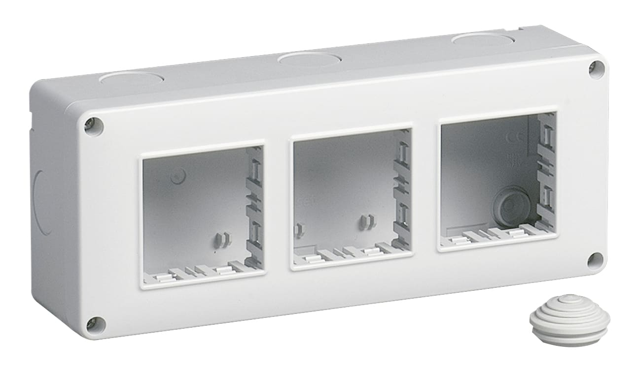 VIMAR - Contenitore Parete IP40 6M 2X3 Moduli Eikon, Arké e Plana - Agganciabile Orizzontale e Verticale
