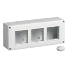 VIMAR - Contenitore Parete IP40 6M 2X3 Moduli Eikon, Arké e Plana - Agganciabile Orizzontale e Verticale