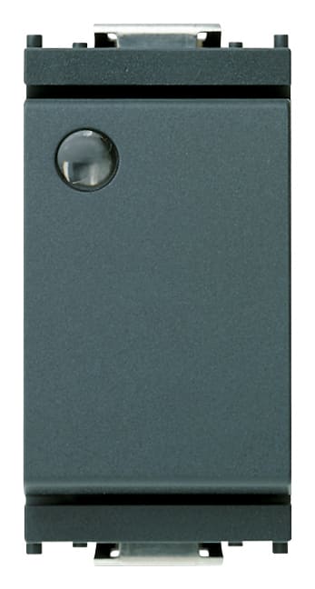 VIMAR - Deviatore 1P 16Ax Luminoso Grigio - 250V~ Per Lampade Con Alimentatore Integrato