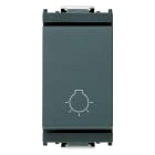 VIMAR - PULSANTE 1P NO 10A LUCE GRIGIO