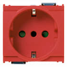 VIMAR - PRESA 2P+T 16A P30 ROSSO