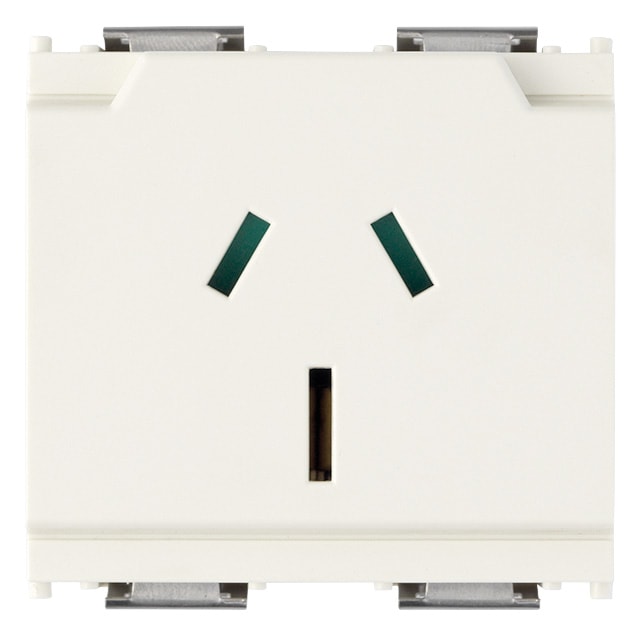 VIMAR - PRESA SICURY 2P+T 15A AUSTRALIA BIANCO