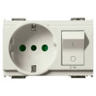 VIMAR - PRESA 2P+T 16A P30 INTB+MT C16 BIANCO