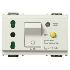 VIMAR - Presa Standard Italiano 2P+T 16A P17/11 Intb+Mtdiff C16 Bianco Sicury Automatico Magnetotermico Differenziale 1P+N 230V 50Hz 10mA 3000A 3 Moduli