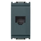VIMAR - Presa Rj45 8/8 Grigio - 8 Posizioni 8 Contatti Morsetti A Vite
