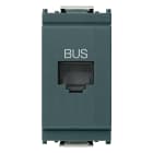 VIMAR - Presa RJ11 Speciale per Bus Grigio con Morsetti a Vite