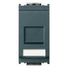VIMAR - Adattatore RJ45 Amp Avaya Grigio - Connettori Amp/Tyco, Lucent Technologies/Systimax Grigio, Linea 110, Toolless MTRJ, MGS500.