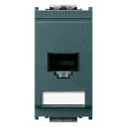 VIMAR - Presa RJ45 Netsafe Cat6 UTP Grigio - Connettore Universale T568A/B, 8 Contatti, Morsetti Ad Incisione d'Isolante Compatibile 110