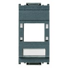 VIMAR - Adattatore Rj45 R&M Grigio per Connettori Sistemi Freenet e Advanced Connectivity System Type C IBM