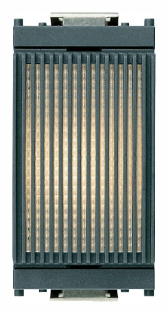 VIMAR - Spia diffusore bianco grigio lampada siluro 6,3x28 mm 7x31 mm fornita