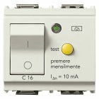 VIMAR - Interruttore Automatico Magnetotermico Differenziale 1P+N C16 10Ma Bianco - 2 Moduli