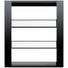 VIMAR - PLACCA CLASSICA 18M NERO