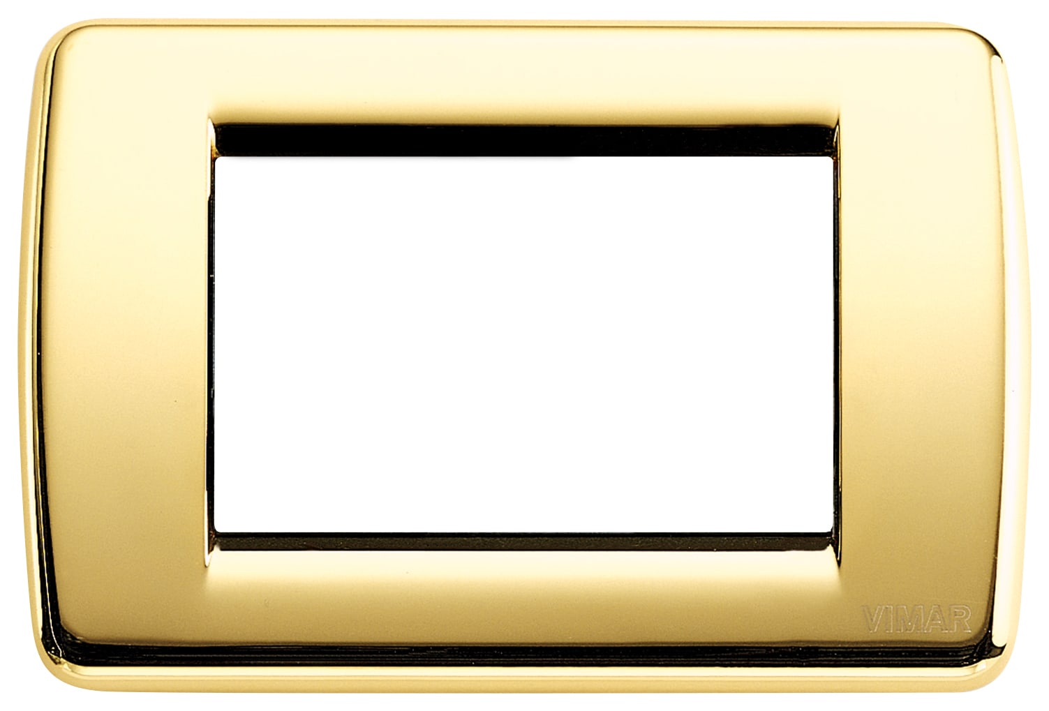 VIMAR - PLACCA RONDO 3M ORO LUCIDO