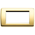 VIMAR - PLACCA RONDO 4M ORO LUCIDO