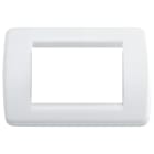 VIMAR - PLACCA RONDO 3M BIANCO BRILLANTE