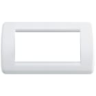 VIMAR - PLACCA RONDO 4M BIANCO BRILLANTE