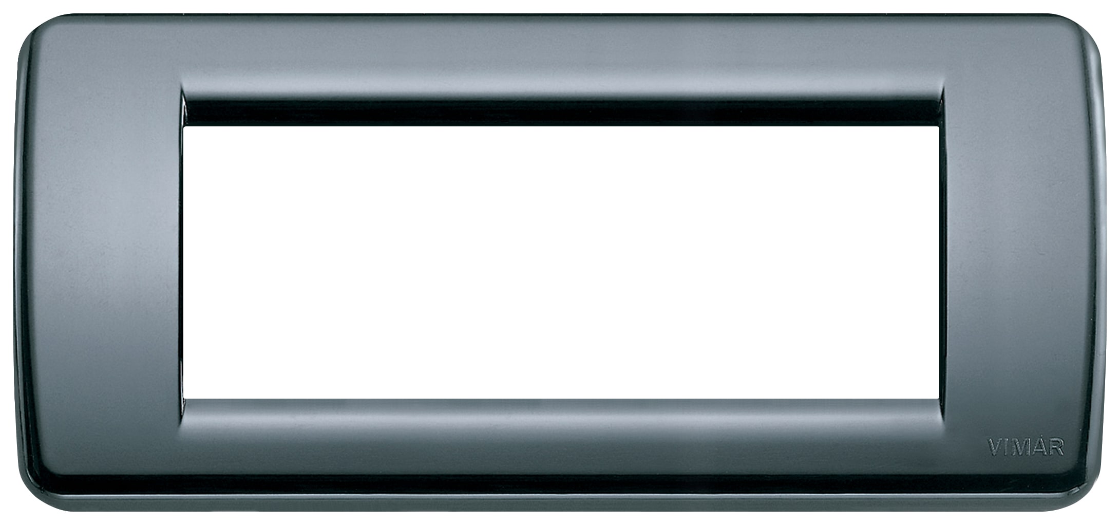 VIMAR - PLACCA RONDO 5M GRIGIO GRAFITE