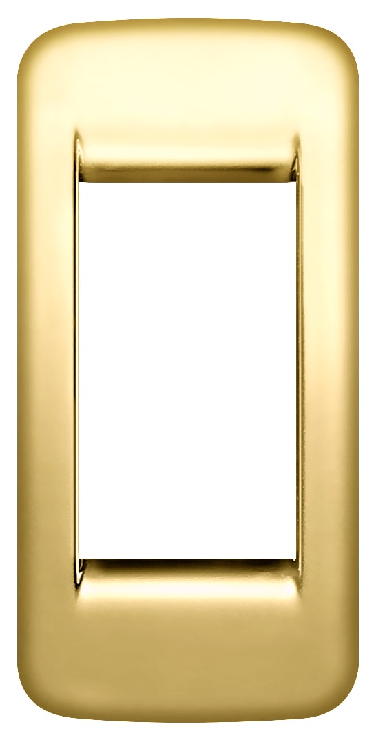 VIMAR - PLACCA RONDO 1M PANN.ORO LUCIDO