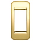 VIMAR - PLACCA RONDO 1M PANN.ORO LUCIDO