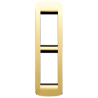 VIMAR - PLACCA RONDO 2M PANN.ORO LUCIDO