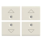 VIMAR - QUATTRO MEZZI TASTI 1M FRECCIA BIANCO