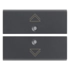 VIMAR - DUE MEZZI TASTI 2M DIMMER GRIGIO