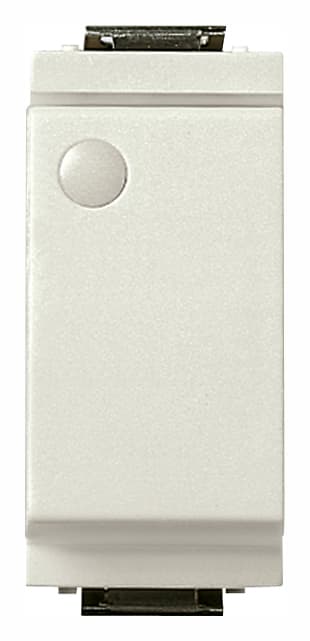 VIMAR - Deviatore 1P 16Ax Bianco Modulo Ridotto 200 W Per Lampade Con Alimentatore Integrato