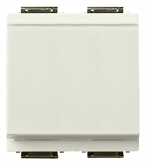 VIMAR - Deviatore 1P 16Ax 2M Bianco - 250 V~ 2 Moduli Ridotti 200 W Lampade Alimentatore Integrato