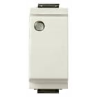 VIMAR - Deviatore 1P 16Ax Bianco Luminoso per Segnalazione - Modulo Ridotto 200W con Alimentatore Integrato