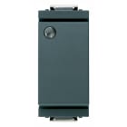VIMAR - Deviatore 1P 16Ax Luminoso Grigio per Unità di Segnalazione - Modulo Ridotto 200W con Alimentatore Integrato