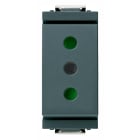 VIMAR - PRESA 2P+T 10A P11 GRIGIO