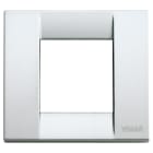 VIMAR - PLACCA CLASSICA 1-2M ARGENTO MET.