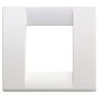 VIMAR - PLACCA CLASSICA 1-2M BIANCO BRILL.