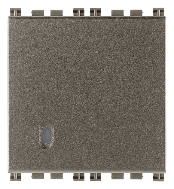 VIMAR - PULSANTE 1P NO 10A 2M METAL