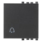 VIMAR - TASTO 2M SIMBOLO CAMPANELLO GRIGIO