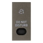 VIMAR - TASTO 1M CON DIFFUSORE SIMB. DND METAL