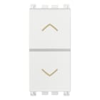 VIMAR - DUE PULSANTI INTERBLOCC.NO+NO 10A BIANCO