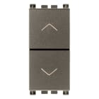 VIMAR - DUE PULSANTI INTERBLOCC. NO+NO 10A METAL