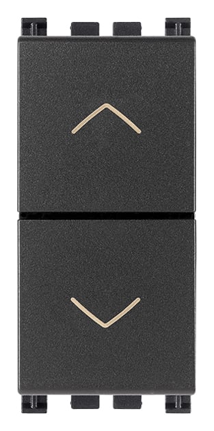 VIMAR - DUE PULSANTI INTERBLOCC.NO+NO 10A GRIGIO