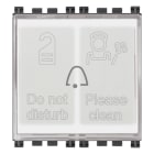 VIMAR - PULSANTE + 2 SPIE HOTEL 230V ANTIBATT. G