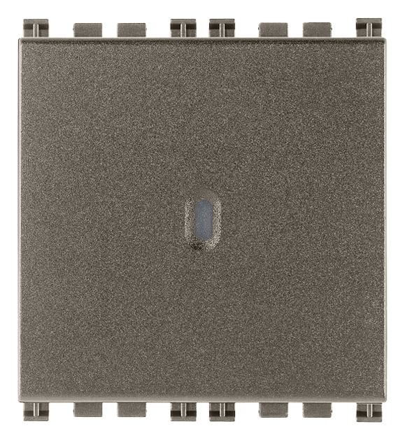 VIMAR - PULSANTE 1P NO 10A ASSIALE 2M METAL