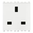 VIMAR - PRESA 2P+T 13A INGLESE BIANCO