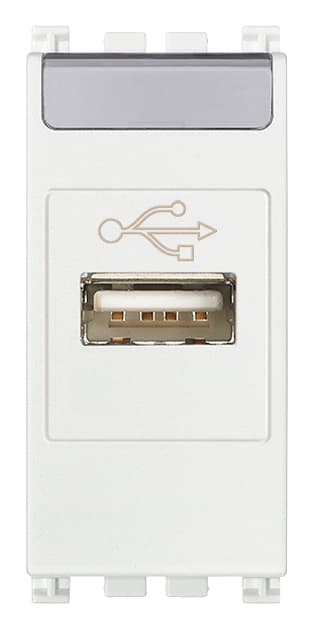 VIMAR - Presa USB Standard Bianco con Morsetti a Vite