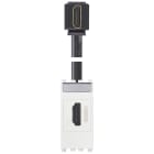 VIMAR - Presa HDMI 2.1B con cavo a 90° bianco - Standard Keystone, uscita cavo a 90°