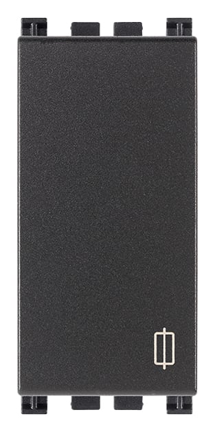 VIMAR - Portafusibile 1P 16A Grigio per Fusibili Miniatura Ø 5X20 Mm E Ø 6,3X32 Mm
