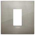 VIMAR - PLACCA CLASSIC 1M ACCIAIO SPAZZOLATO