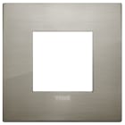 VIMAR - PLACCA CLASSIC 2M ACCIAIO SPAZZOLATO