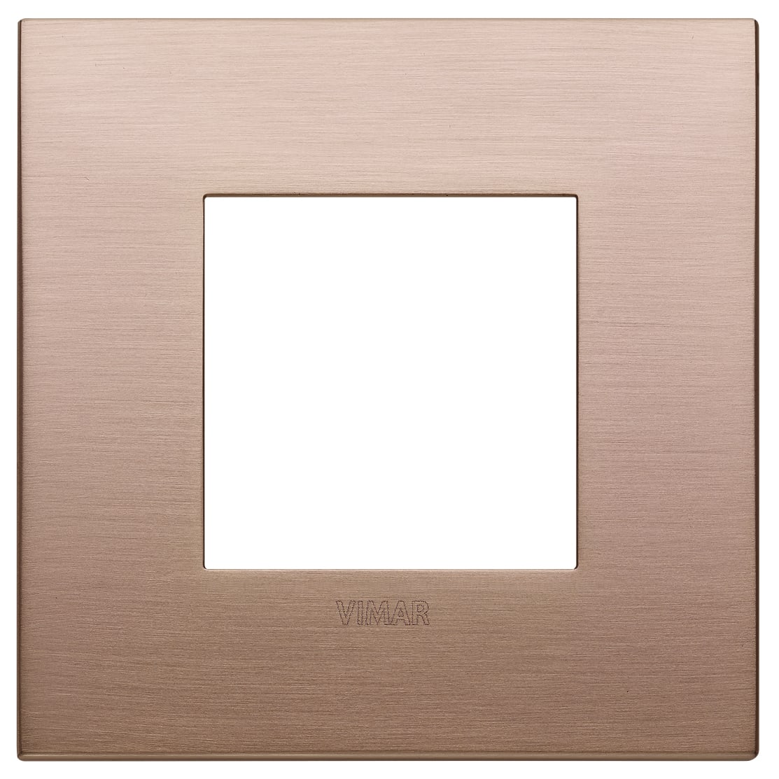 VIMAR - PLACCA CLASSIC 2M RAME SPAZZOLATO