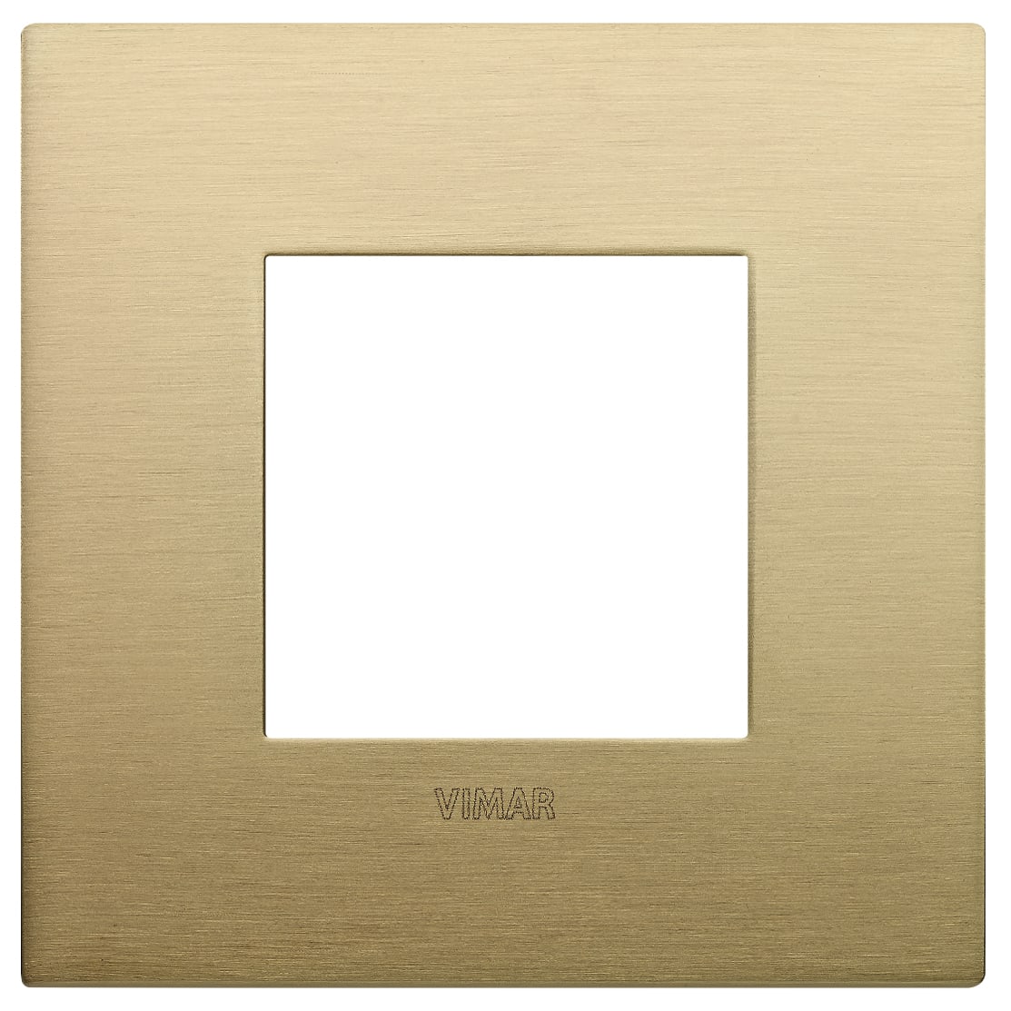 VIMAR - PLACCA CLASSIC 2M OTTONE SPAZZOLATO